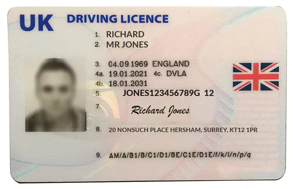 What Do Driving Licence Codes Mean 