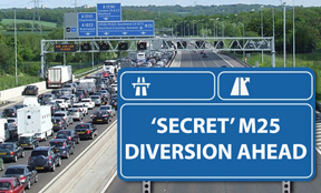 M25 diversion